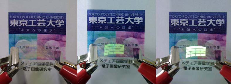 photograph of the luminance toled